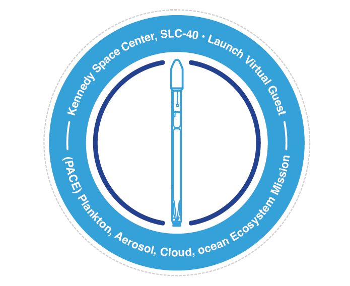 NASA Mission Stamp - (PACE) Plankton, Aerosol, Cloud, ocean Ecosystem Mission